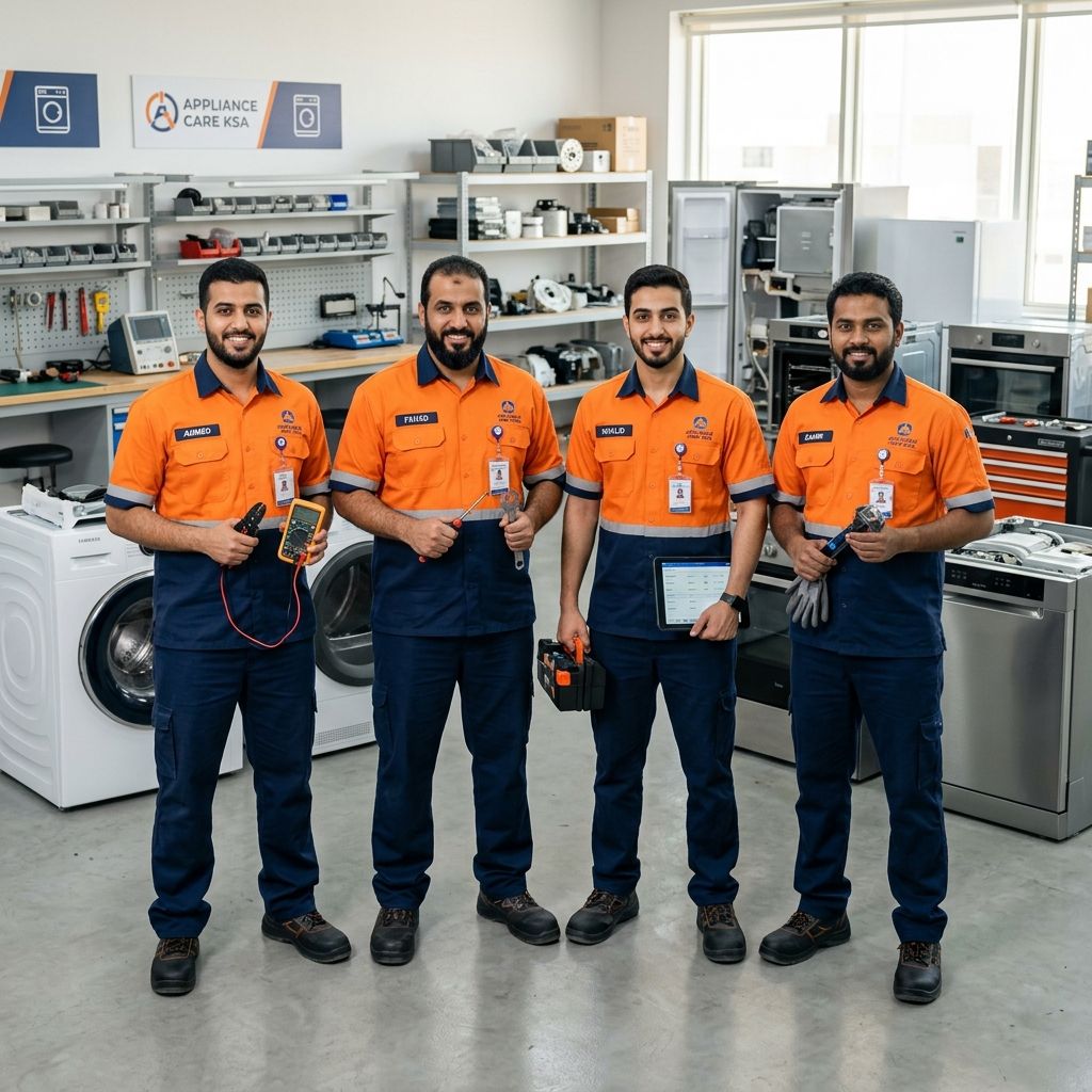 Ahmad Fix team - certified appliance repair technicians in Dammam, Khobar and Dhahran
